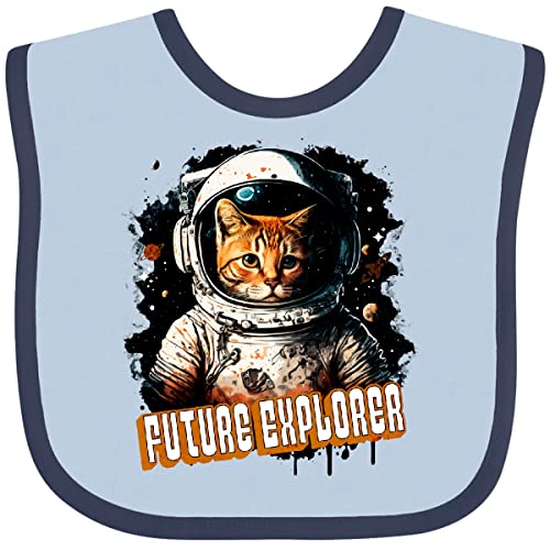 Image of inktastic Astronaut Space Future Explorer Funny Cat Baby Bib