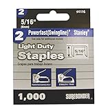 Most sought after Light Duty, Wide Crown Swingline Type Staple 1000/Box, 5 Pack