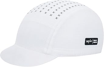 YKYWBIKE Cycling Cap for Men & Women,Sun Protection Cycling Hat Under Cycling Helmet,Cooling Skull Cap Helmet Liner with Sun Visor,Uptake Bike Hat White