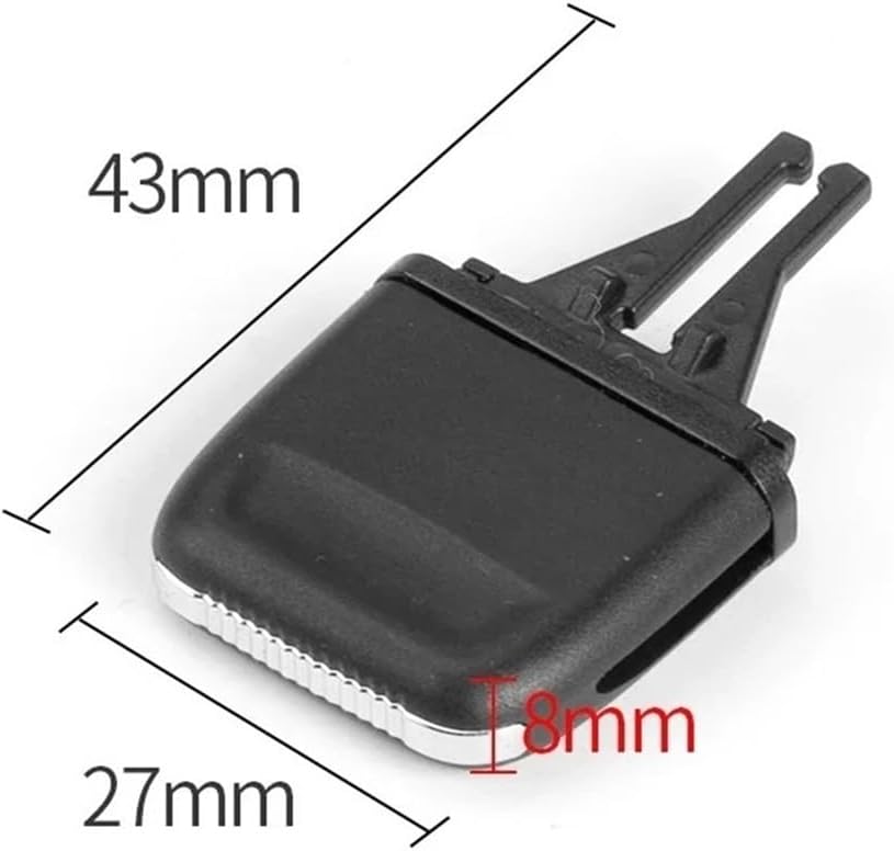 Interior Car Front Air Conditioner Vent Grille Outlet Tab Clip Slider Fit For Boxster 2013-2015