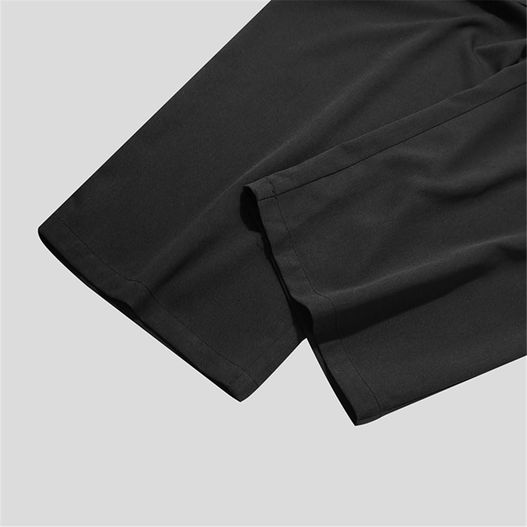 Vogrtcc Hombres Pantalones Rectos Joggers Pantalones Casuales Sueltos