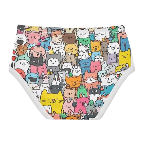 GuoChe Hipster Panties Soft Triangle Panties Organic Underpants for Kid in Sizes 2T,3T, 4T, 5T, 6Y and 8Y2