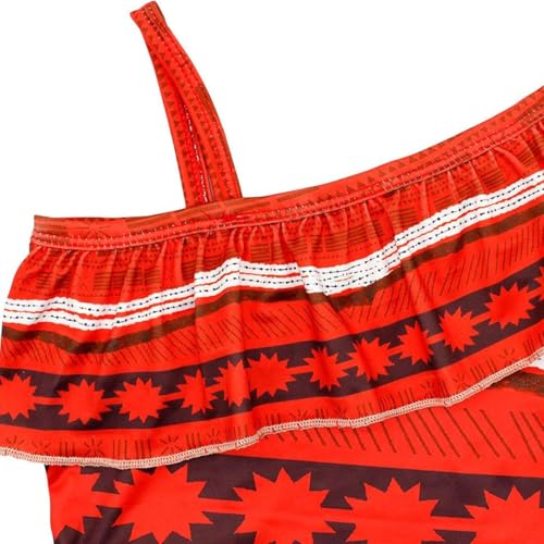 Image of Girls Princess Swimsuit Adventure Outfit with Swim Cap, 3-10 Years