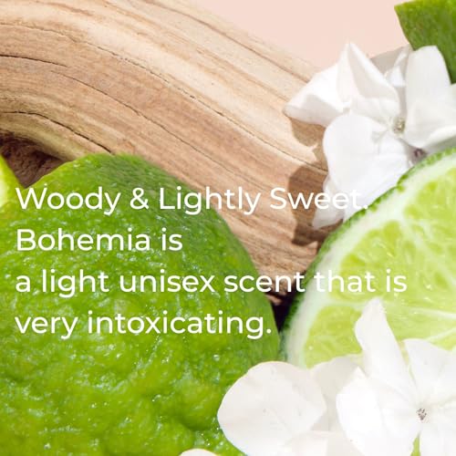 Image of Car Air Freshener, Premium Hanging Car Diffuser, Bergamot Bohemia Scent with Jasmine, Woods, Musk, Long-Lasting Fragrance for Auto and Home (0.2 Fl Oz, Pack of 1)