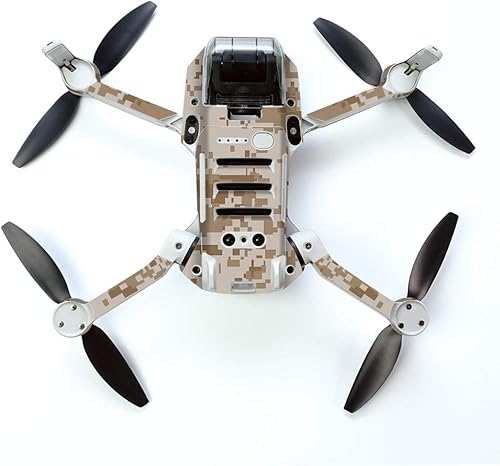 Miniatura 3 de MightySkins Skin para DJI Mavic Mini Drone Quadcopter portátil – Camuflaje del desierto | Funda protectora de vinilo duradera y única | Fácil de