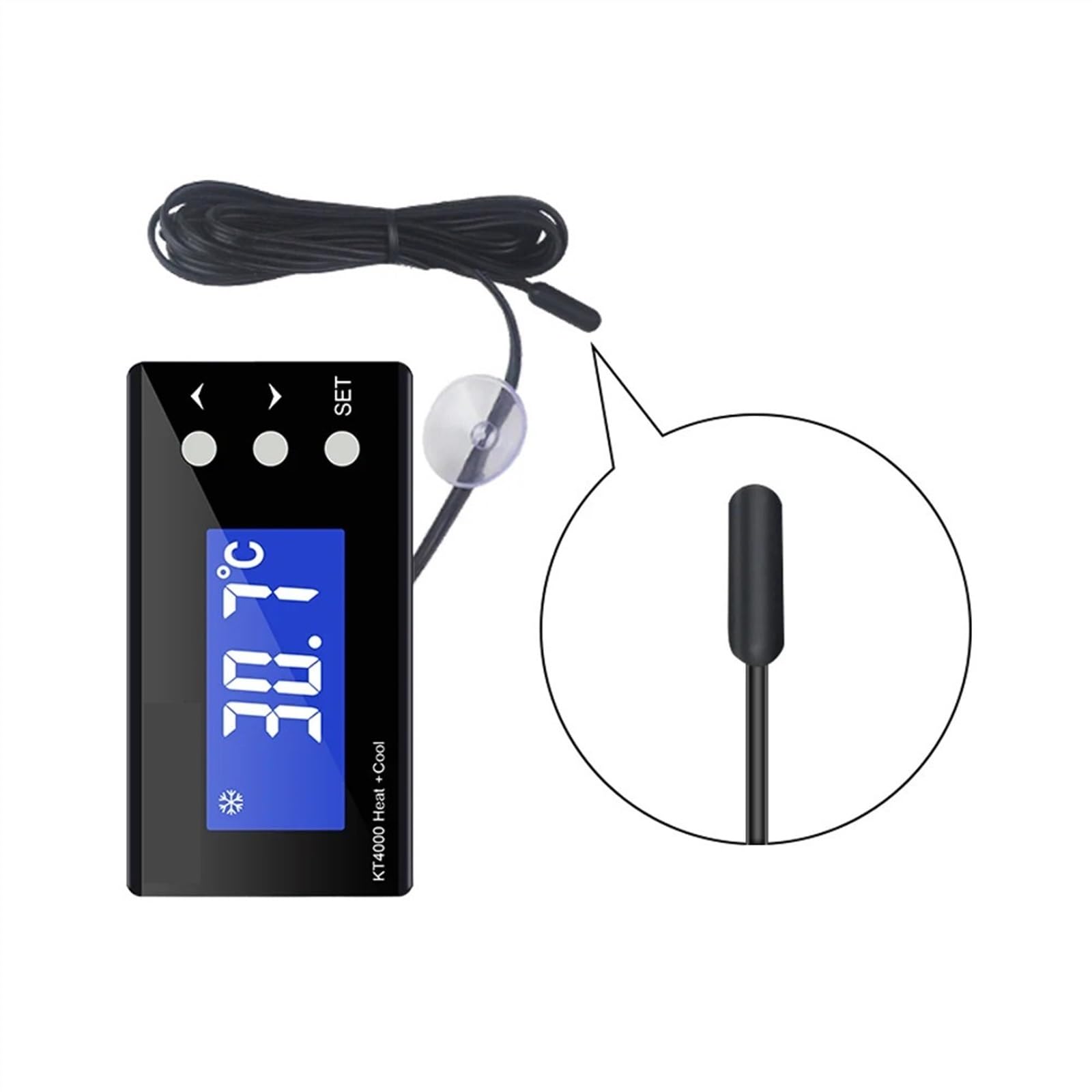 Termostato for acuario, controlador de temperatura, refrigerador, calefacción, refrigeración, Control regulador automático