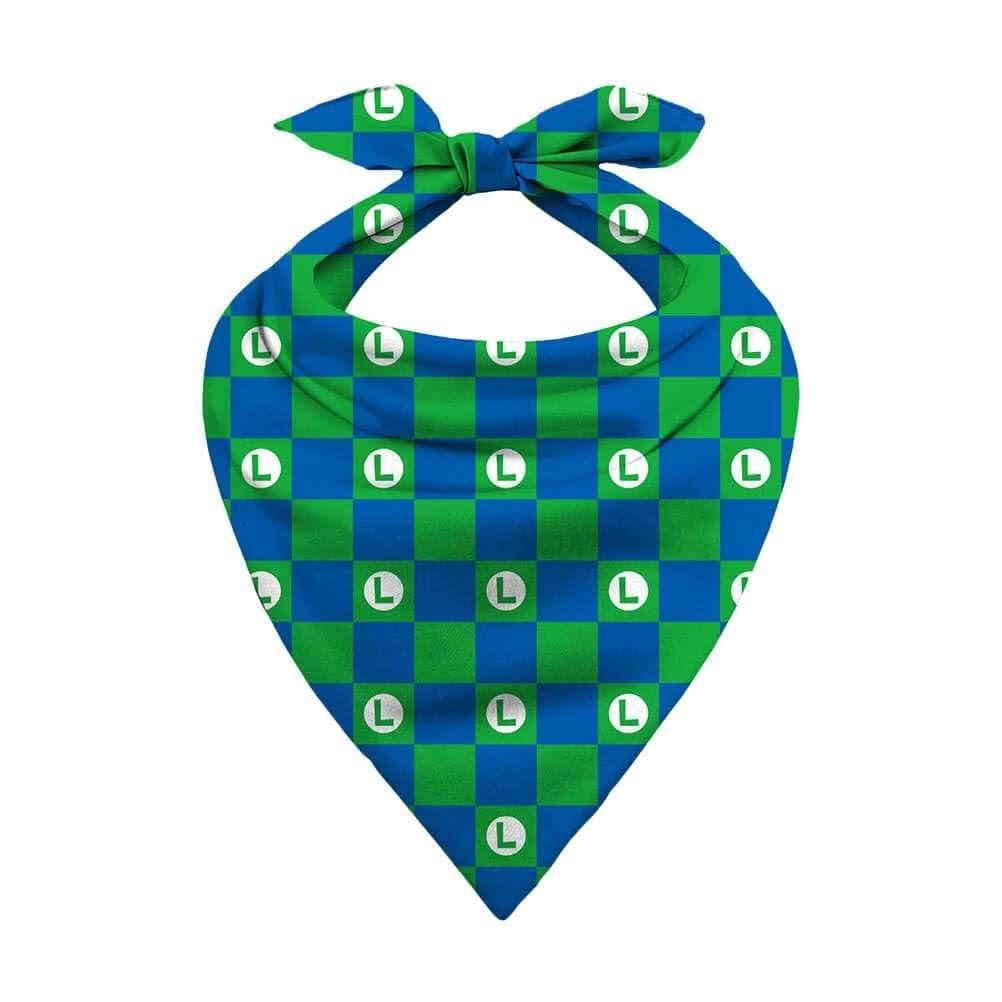 Super Mario Nintendo Luigi Pattern Green Bandana, NC, Einheitsgröße
