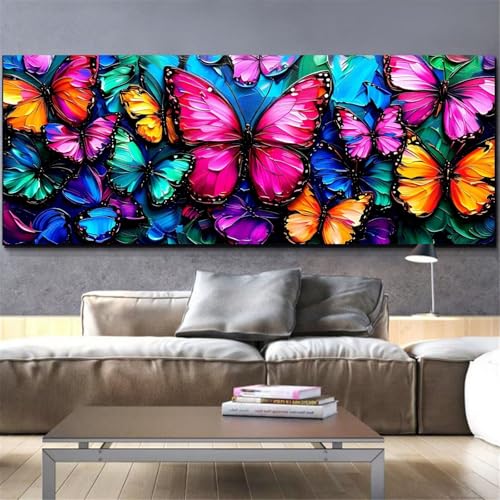 Diamond Painting Papillon Grand Format Cadeau Idéal Kit Broderie Diamant Adulte Mefooge