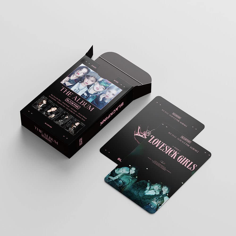 54Pcs/set Kpop Blackpink The Album LOVESICK GIRLS Paper Lomo Photo