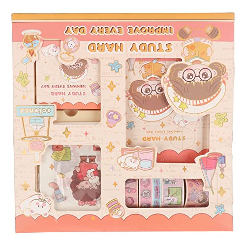 Okuyonic Diy Journal Kit, Cute Clear Pattern Diy Scrapbook Kit For Art(Type 1) #TOP6