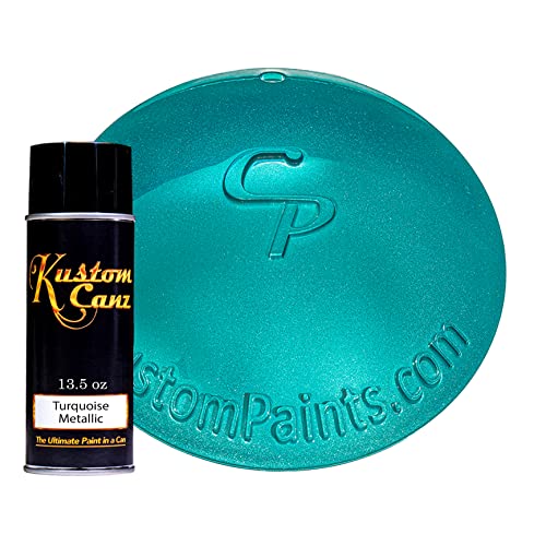 Kustom Canz Base Metallic Turquoise - Aerosol Can