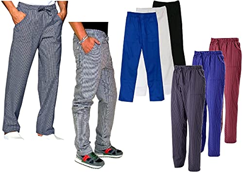 Menita shop Pantalaccio Uomo Pantaloni Chef Cuoco