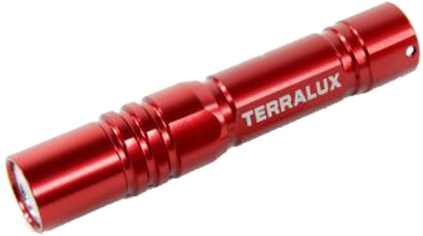 TerraLux TLF-KEY2-RD Keychain 35 Lumens LED Flashlight, Red