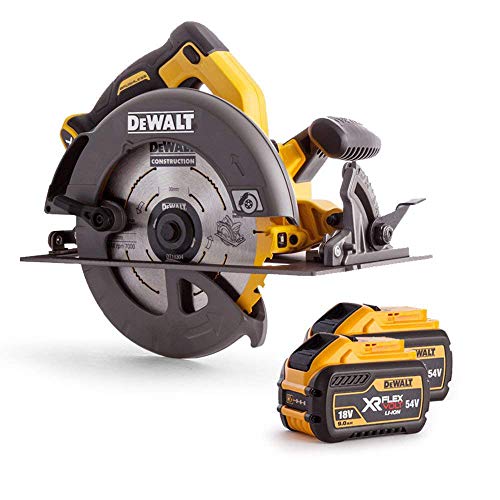 DeWalt DCS575N 54v XR Flexvolt 190mm Circular Saw with 2 x 9Ah Batteries