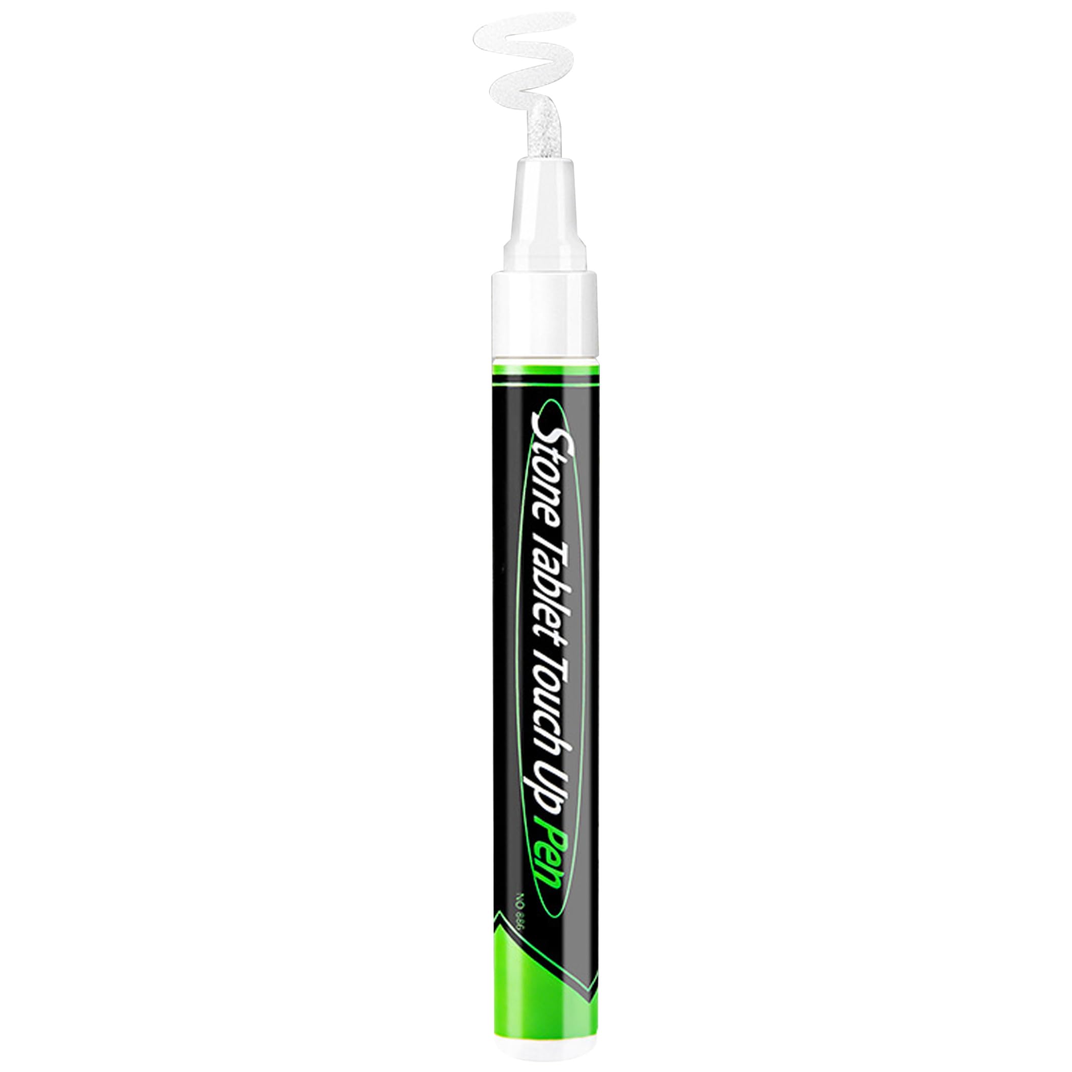 Xdyyjrasa White Paint Marker - 2 Pack Waterproof Touch Up Marker, for Restoring Faded Gravestone Inscriptions