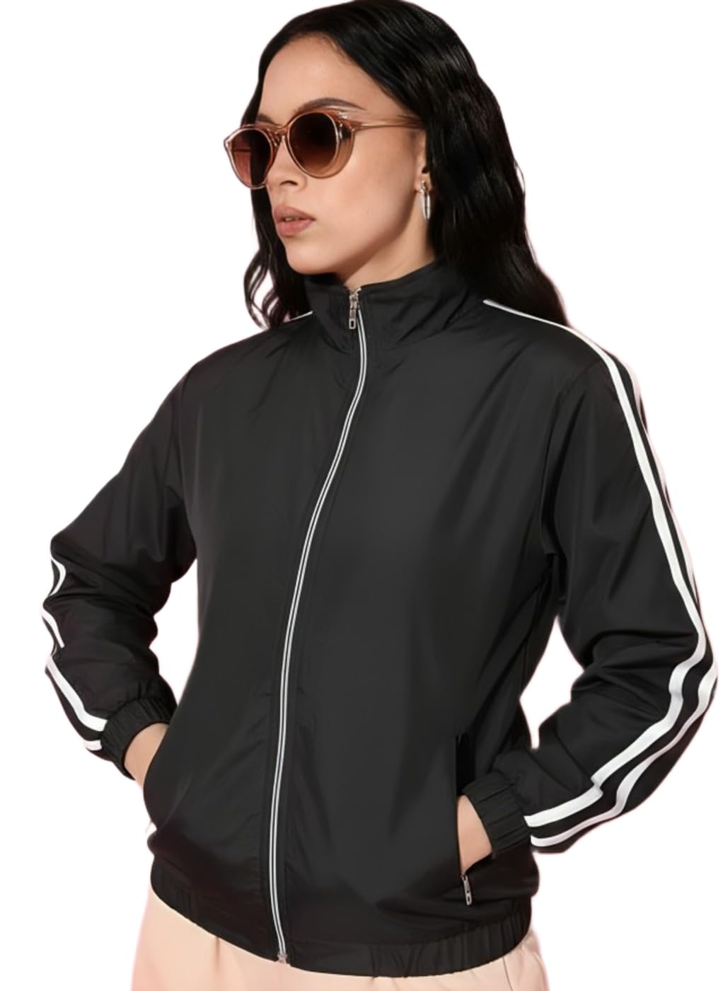 maykr Black Bomber jacket|Women Jacket| Jacket For Women.23-picture-20