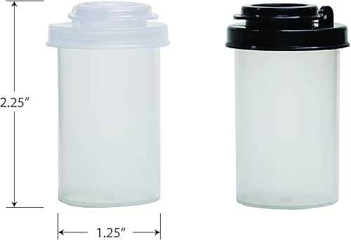 Miniatura 5 de Salero y pimentero a prueba de humedad, perfecto para camping, picnic al aire libre, cocina, loncheras, juego de especias de viaje, transparente con