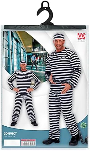 Smiffys Kinder Zombie Sträfling Kostüm - Gr. L Mit Handschellen