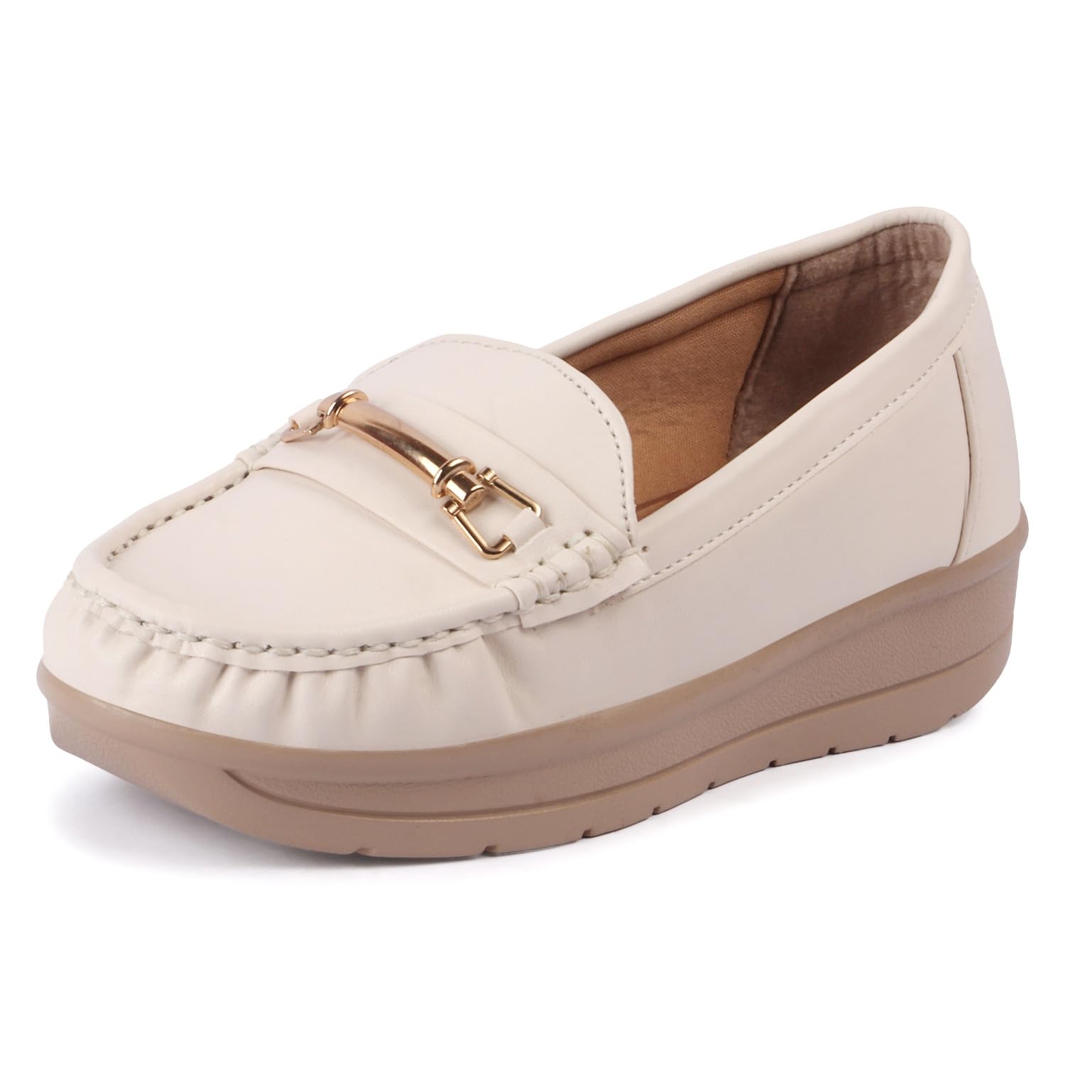 vendoz Women’s Comfortable Loafers | Ultra Lightweight I Stylish Slip-On Casual Shoes for Girls| Everyday Mocassins Bellie I for Casual Office Formal Wear LF823-picture-32