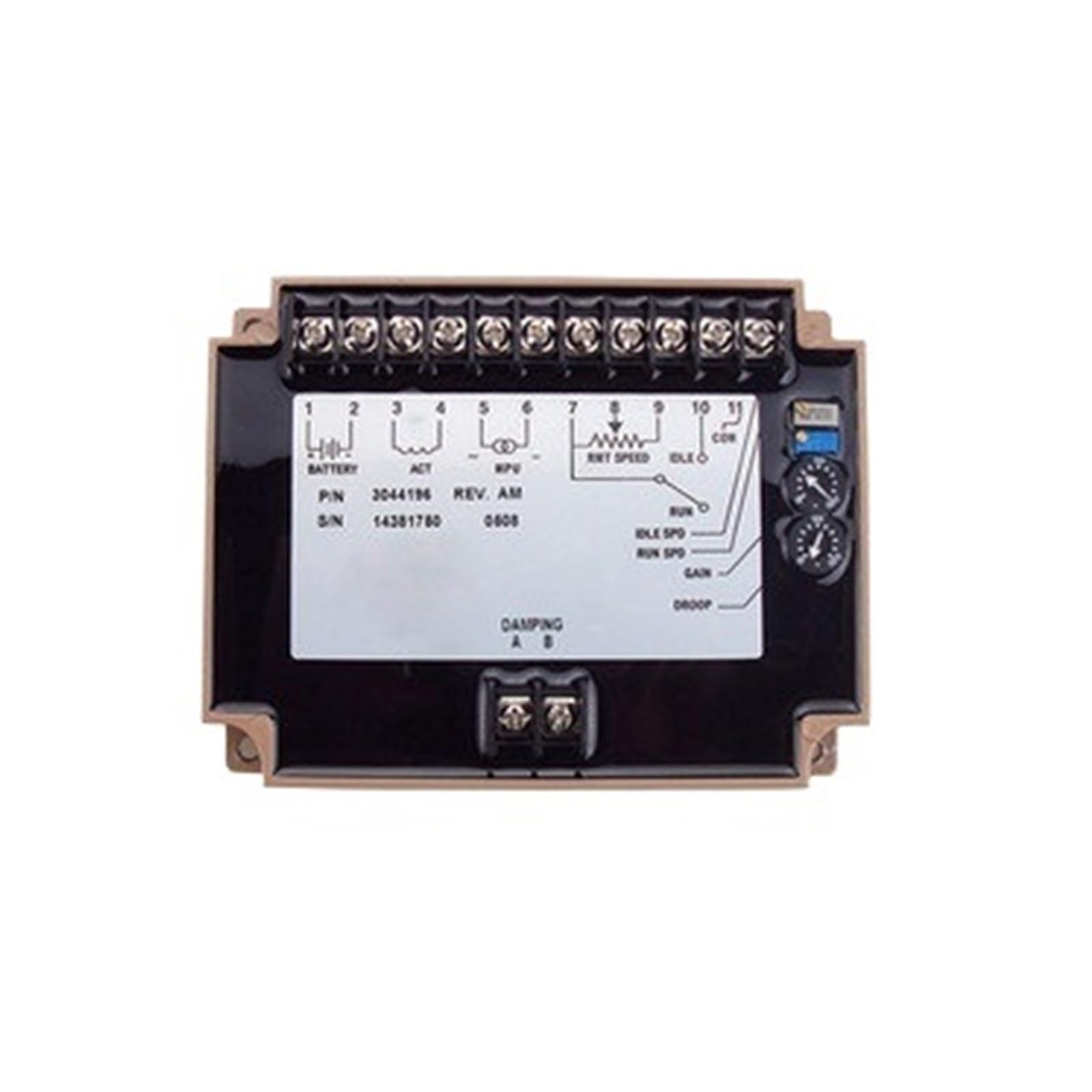 3044196 regulator prędkości silnika generatora diesla, regulator elektronicznej płytki drukowanej, do części zestawu prądotwórczego alternatora silnika