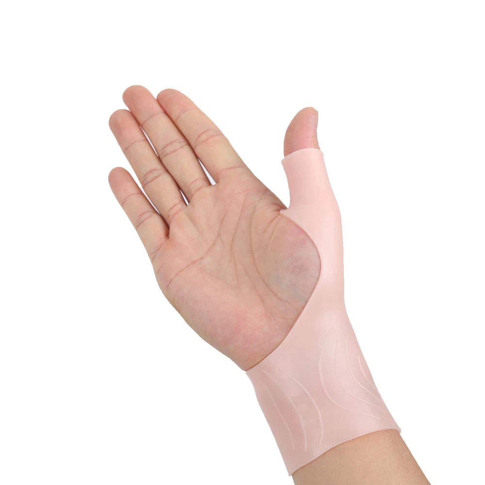 Pedimend Handgelenk- und Daumenbandage, magnetisch, Silikon, Schmerzlinderung bei Karpaltunnelsyndrom, Sehnenscheidenentzündung und Arthritis, weich und bequem