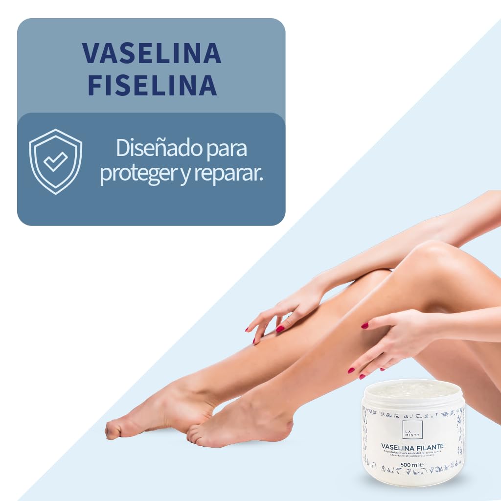 Vaselina Filante para Tatuaje 2 Litros | Pack de 2 Botes de 1 Litro | Vaselina Pura de Uso Profesional | Vaselina Neutra