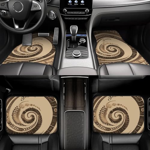Tapis de sol de voiture imperméables : protection auto robuste et antidérapante 4 pièces
