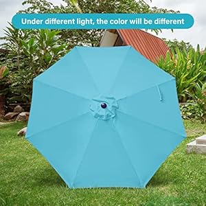 Simple deluxe 9 patio umbrella outdoor table market yard umbrella with push button tiltcrank  urban country home decor