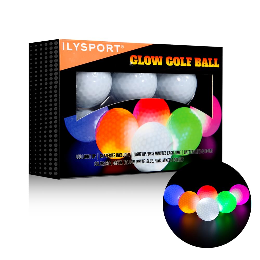 Palline da golf con luci a LED, si illuminano al buio