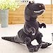 CGDZ 70 cm Gigante de Dibujos Animados Dinosaurio Aficiones Peluche de Peluche Muñeca Niños Lindo Tyrannosaurus Animal Suave Almohada Figura Juguete Bebé Regalos de cumpleaños Gris