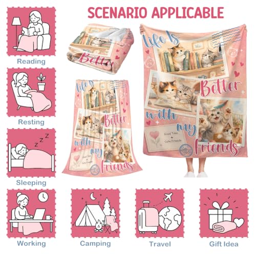 SSUI Best Friend Blanket Friendship Blanket for Women Friends 40"x50" - image 4
