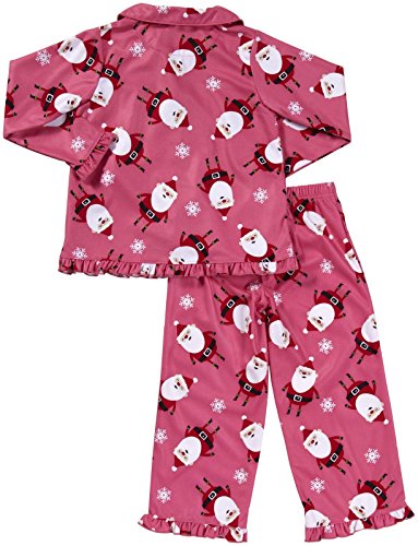 Carter's Girls' 2 Piece Santa Sleepwear Set2