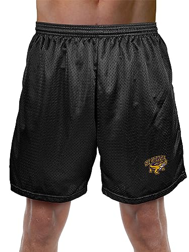 San Francisco State University Primary Mark Gym, Shorts 7" Inseam, Black, M