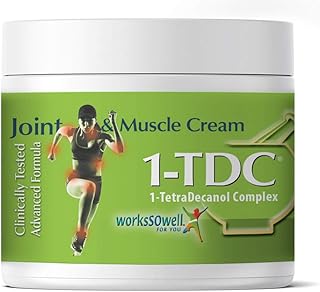 1tdc Joint & Muscle Relief Cream - Use On Back, Knee, Neck, Shoulder, Hip - Soothes Stiff Joints, Muscles, and Injuries in 5-10 Minutes - Relaxer