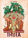 VISIT CAPTIVATING INDIA INDIAN SACRED ELEPHANT TOURISM TRAVEL VINTAGE POSTER REPRO