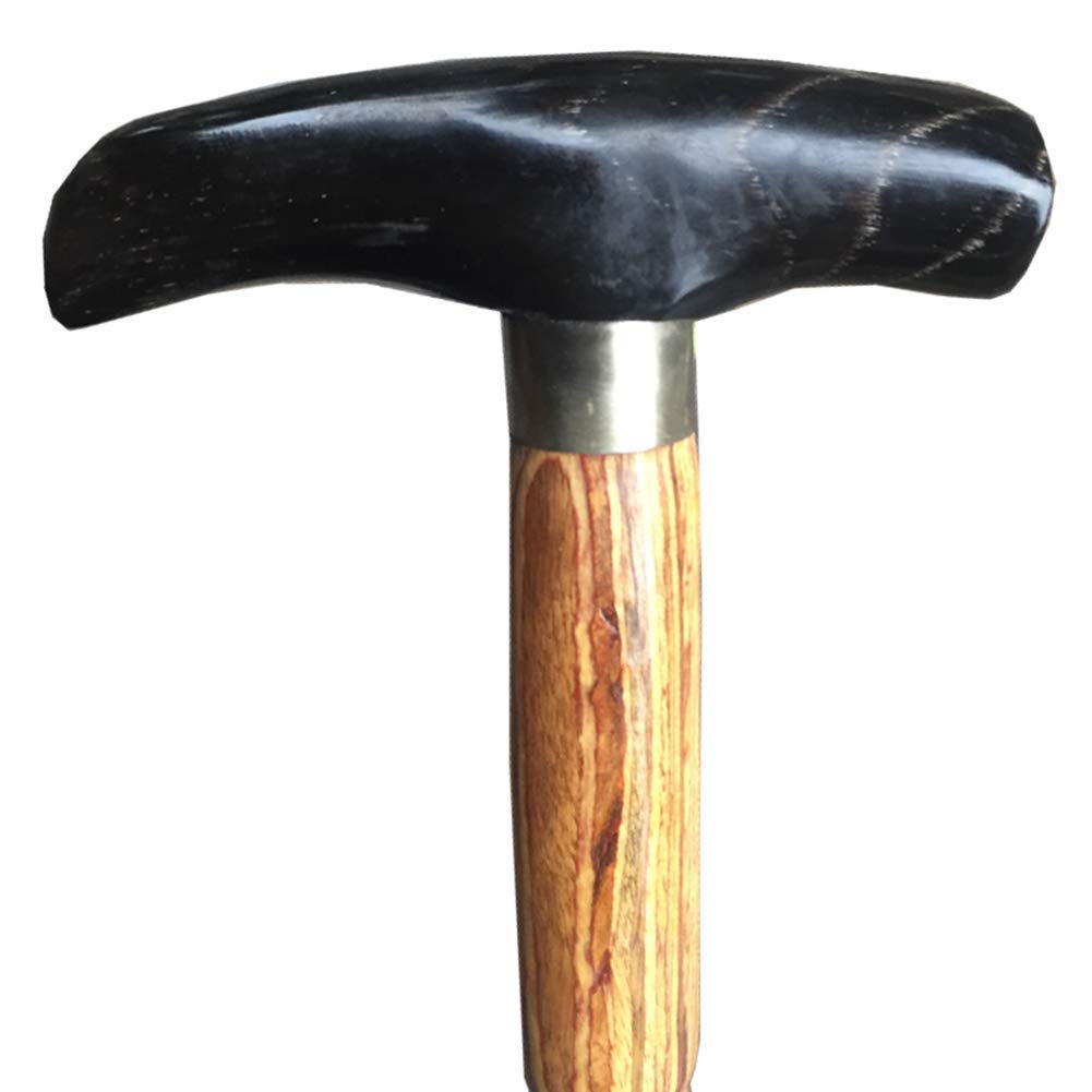 Bastone da Passeggio in Legno, Bastone in Legno Massello, Bastone da Escursionismo Intagliato a Mano, Adatto a Tutte Le Stagioni,90CM,Stampelle Times