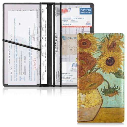 Organizador de Documentos de Cuero Slim miniatura 6