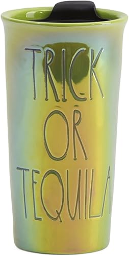 Miniatura 1 de Taza de viaje de Halloween con tapa Vaso de viaje de cerámica de 12 onzas Reutilizable ecológica y apta para lavavajillas Perfecto para cualquier