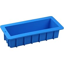 Loaf Soap Making Molds 50oz Silicone Rectangular Mould Supplies for Handmade DIY Soap