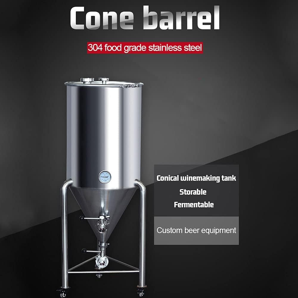 50L Stainless Steel Brew Fermenter Home Brewing Brew Bucket Fermenter With conical base Brewing Equipment