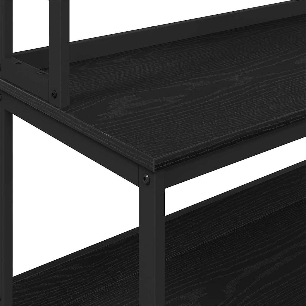 Küchenregal 60x40x168 cm, Holzwerkstoff mit Stahlrahmen, freistehendes Industrie-Design für Küche und Essbereich, vielseitige Aufbewahrung für Kochutensilien und Deko,