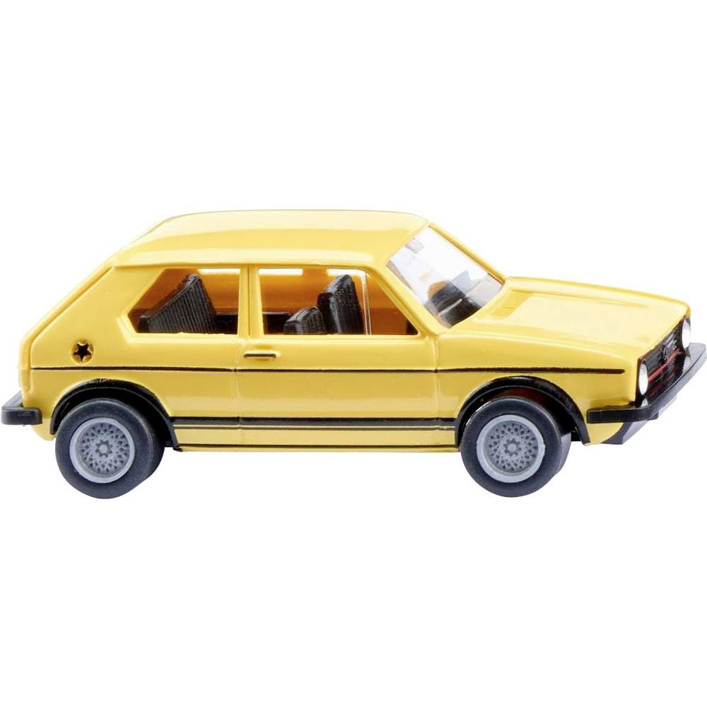 Wiking VW Golf I GTi Lemon Yellow WK004505 HO Gauge, Multicoloured, 1:87