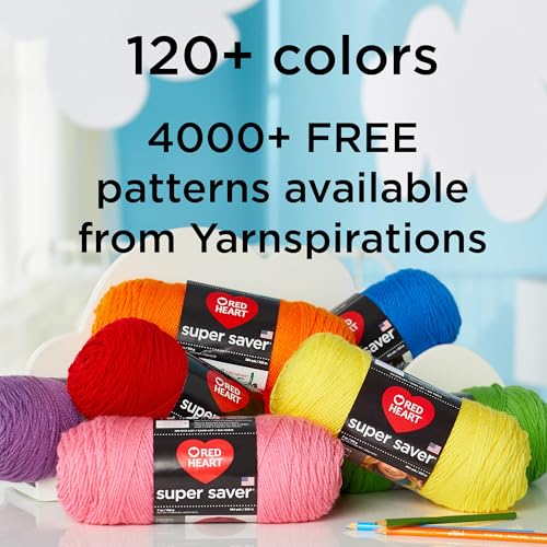 Image of Red Heart Super Saver Ombre Hot Sauce Yarn - 2 Pack of 10oz /283g - Acrylic - 4 Medium (Worsted) - 482 Yards - Knitting /Crochet, 4.25 x 10.5 x 4.25