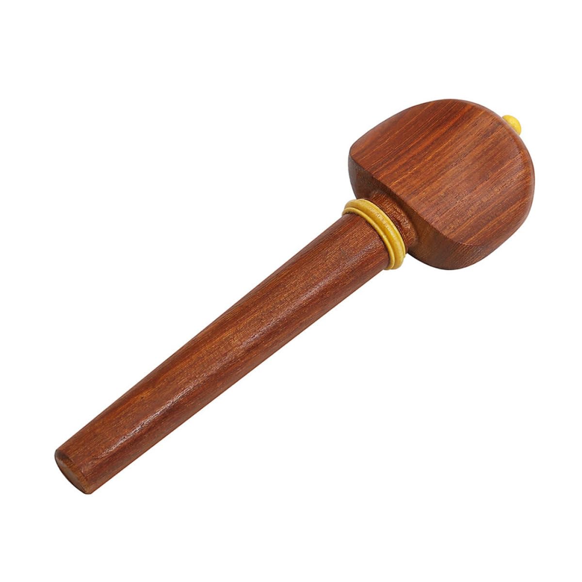 ELAYARD 4 pezzi piroli di accordatura in legno naturale per violoncello con manopola antiscivolo, accessori di ricambio resistenti e finemente lavorati per musicisti e studenti di violoncello