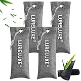 4 pack sacchetti di Carbone Di Bambù per la Purificazione Dell'aria,Assorbitore di odori ...