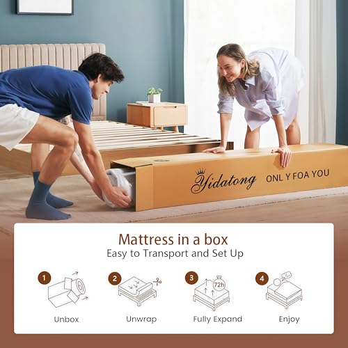 Matelas Hybride 140x200 28cm Ressorts Ensachés YIDATONG