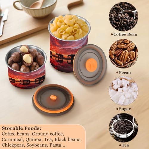 Bote hermético para café acero inoxidable 500ml Blueangle miniatura 5