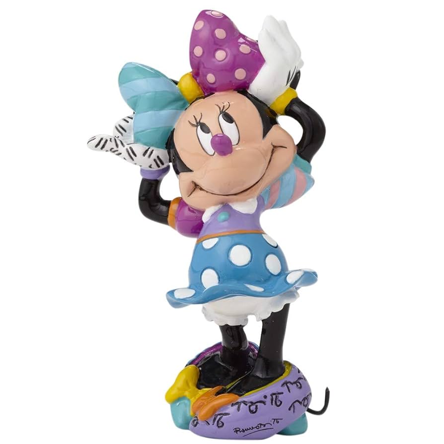 Disney By BRITTO ミニーマウス Amazon.com: Disney by Britto Minnie Mouse Mini Stone Resin