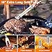 Anpro Grilling Accessories Grill Kit- Grill Set, Grilling Utensil Set, BBQ Accessories, BBQ Kit, BBQ Grill Tools, Grilling Gifts for Father's Day, Smoker, Camping, Kitchen,21 PCS-Standard Silver