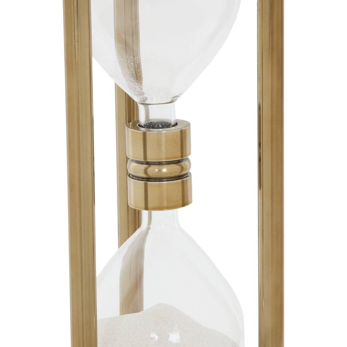 Atmosphera - Sablier Gaya h.30cm doré